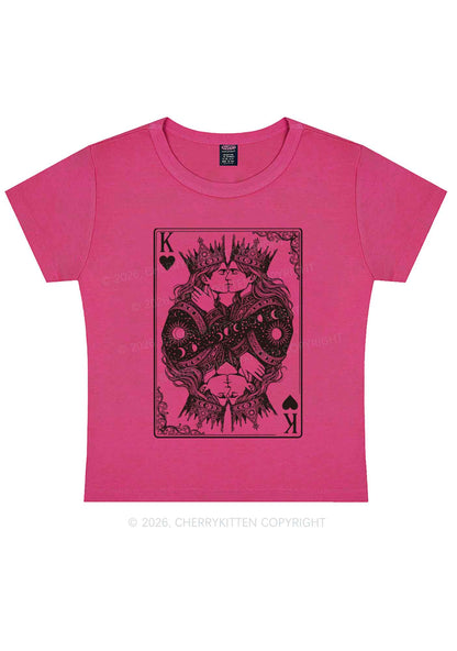 Kings Kissing Pride Y2K Baby Tee Cherrykitten