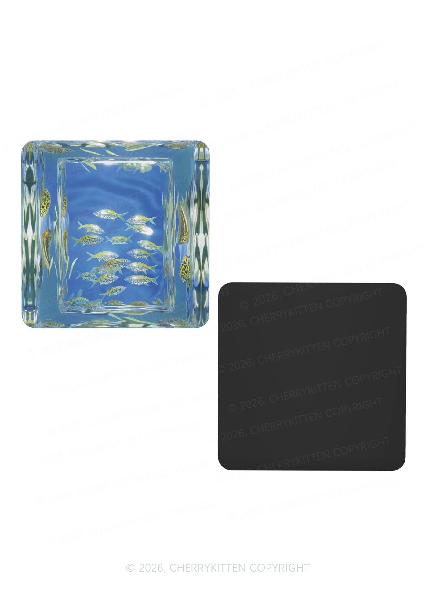 Undersea Fish Y2K Soft Magnetic Refrigerator Magnet Cherrykitten