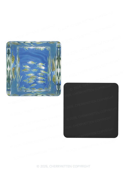 Undersea Fish Y2K Soft Magnetic Refrigerator Magnet Cherrykitten