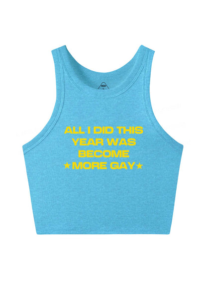Become More Gay Pride Y2K Crop Tank Top Cherrykitten
