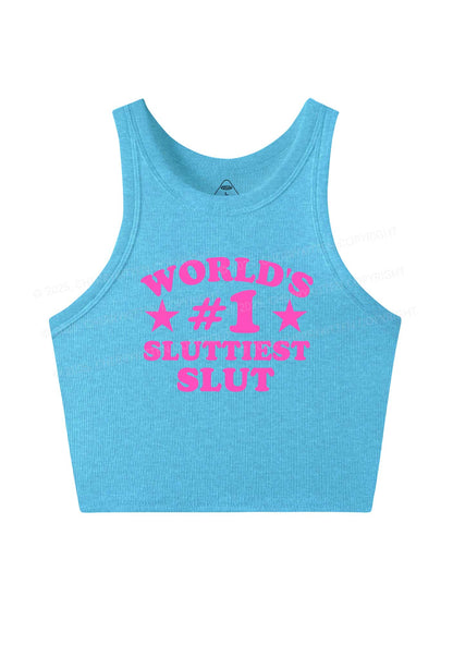 Worlds First Slxttiest Slxt Y2K Crop Tank Top Cherrykitten