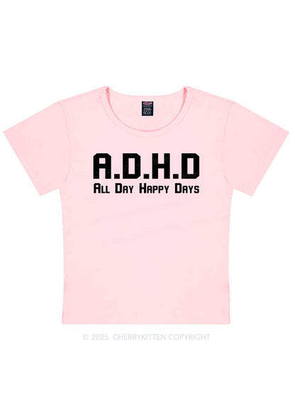 All Day Happy Days Y2K Baby Tee Cherrykitten