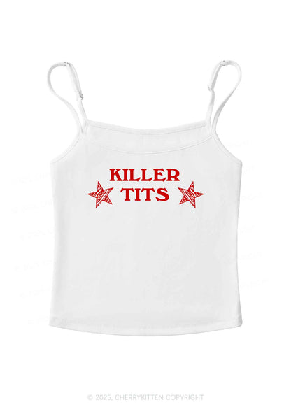 Killer Txts Y2K Spaghetti Strap Cami Cherrykitten