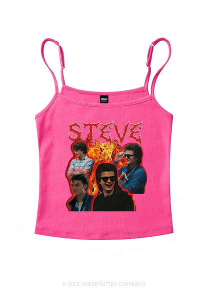 SH Flame Vibe Y2K Spaghetti Strap Cami Cherrykitten