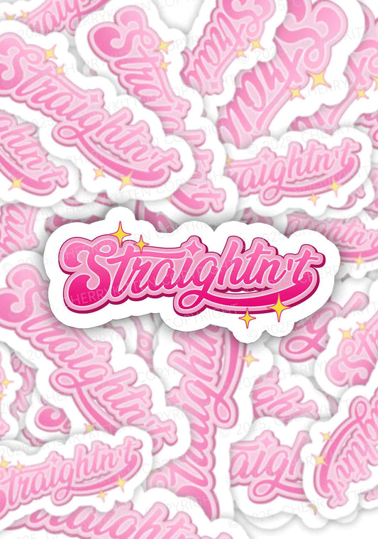 Straightnt Pride 1Pc Y2K Sticker Cherrykitten