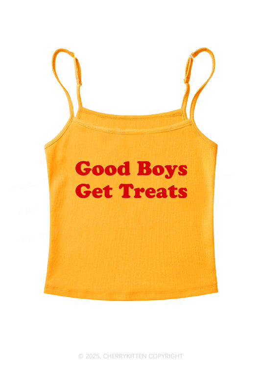 Good Boys Get Treats Y2K Spaghetti Strap Cami Cherrykitten
