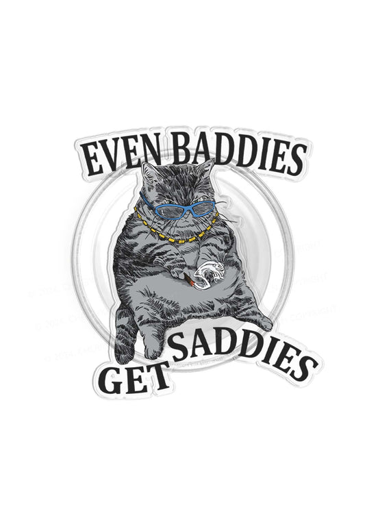 Even Baddies Get Saddies Y2K Magnetic Phone Grip Holder Cherrykitten