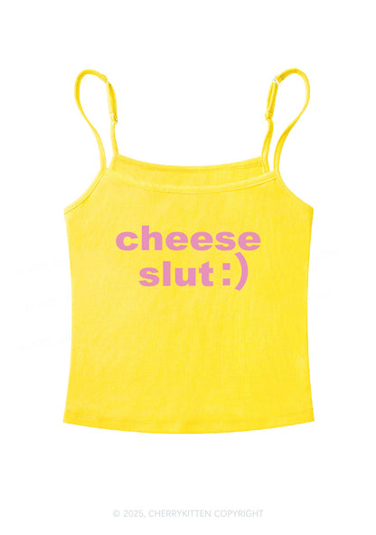 Cheese Slxt Y2K Spaghetti Strap Cami Cherrykitten
