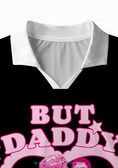 Black But Daddy I Love Them HR Y2K Long Sleeve Sport Jersey Shirts Cherrykitten
