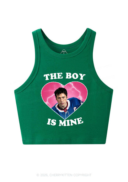 The Boy Is Mine HR Y2K Crop Tank Top Cherrykitten