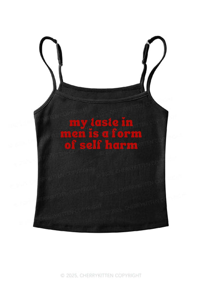 My Taste In Men Y2K Spaghetti Strap Cami Cherrykitten