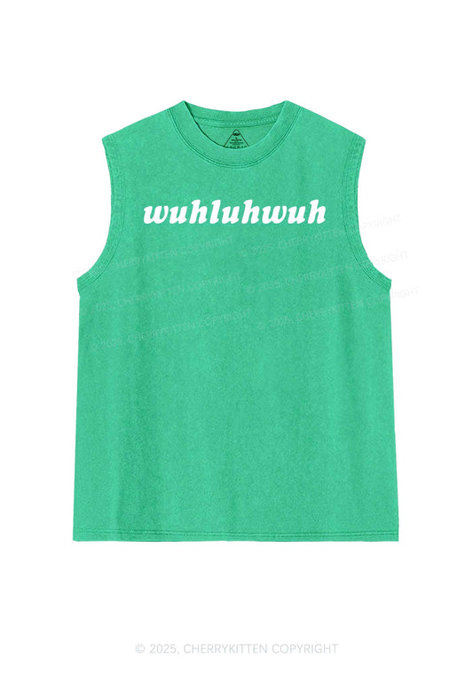 Wuhluhwuh Pride Y2K Washed Muscle Tank Cherrykitten