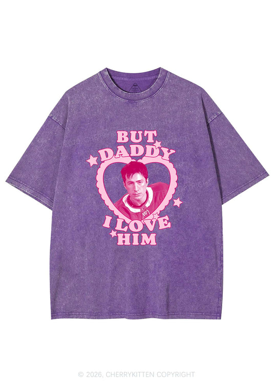 But Daddy I Love HW Y2K Shirts Washed Tee Cherrykitten