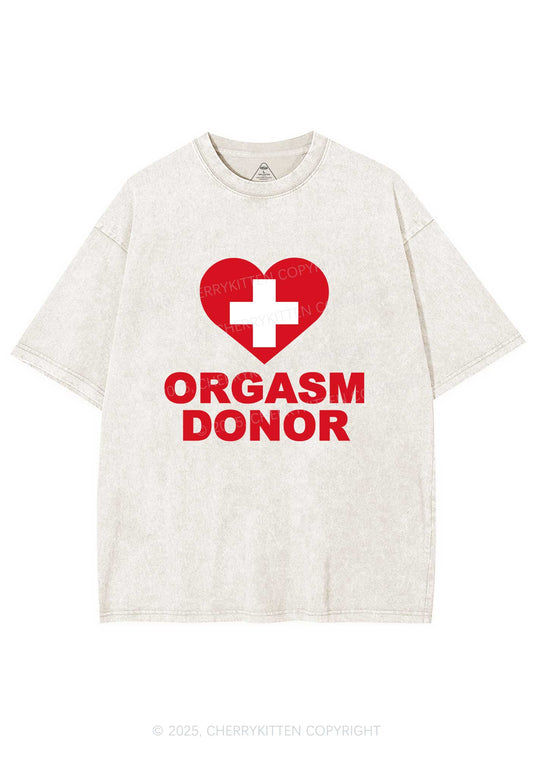 Orgxsm Donor Y2K Shirts Washed Tee Cherrykitten