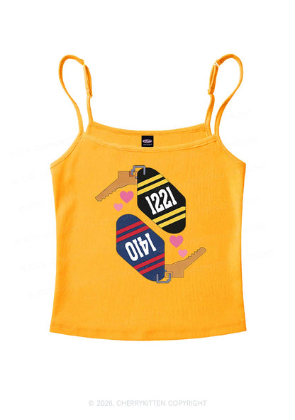 Retro Key Tag HR Y2K Spaghetti Strap Cami Cherrykitten