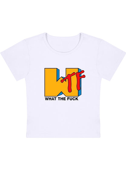 Curvy What The Fxxk Baby Tee