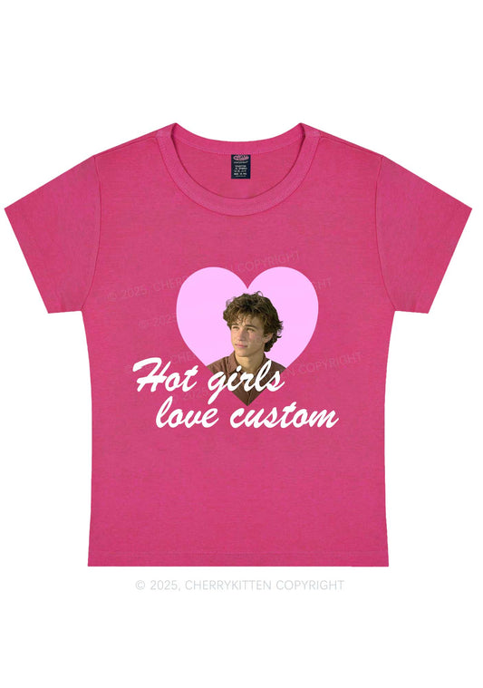 Hot Girl Custom Love Y2K Baby Tee Cherrykitten