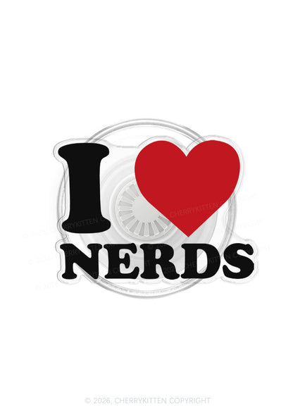 I Love Nerds Y2K Magnetic Phone Grip Holder Cherrykitten