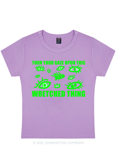 Turn Your Gaze Upon This Y2K Baby Tee Cherrykitten