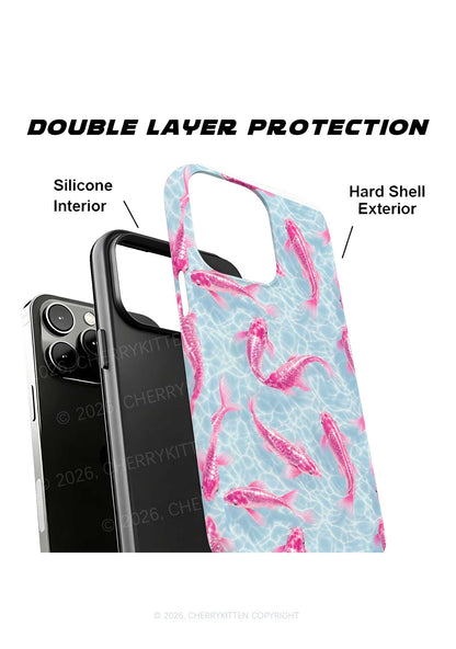 Pink Koi Fish Y2K Phone Case Cherrykitten