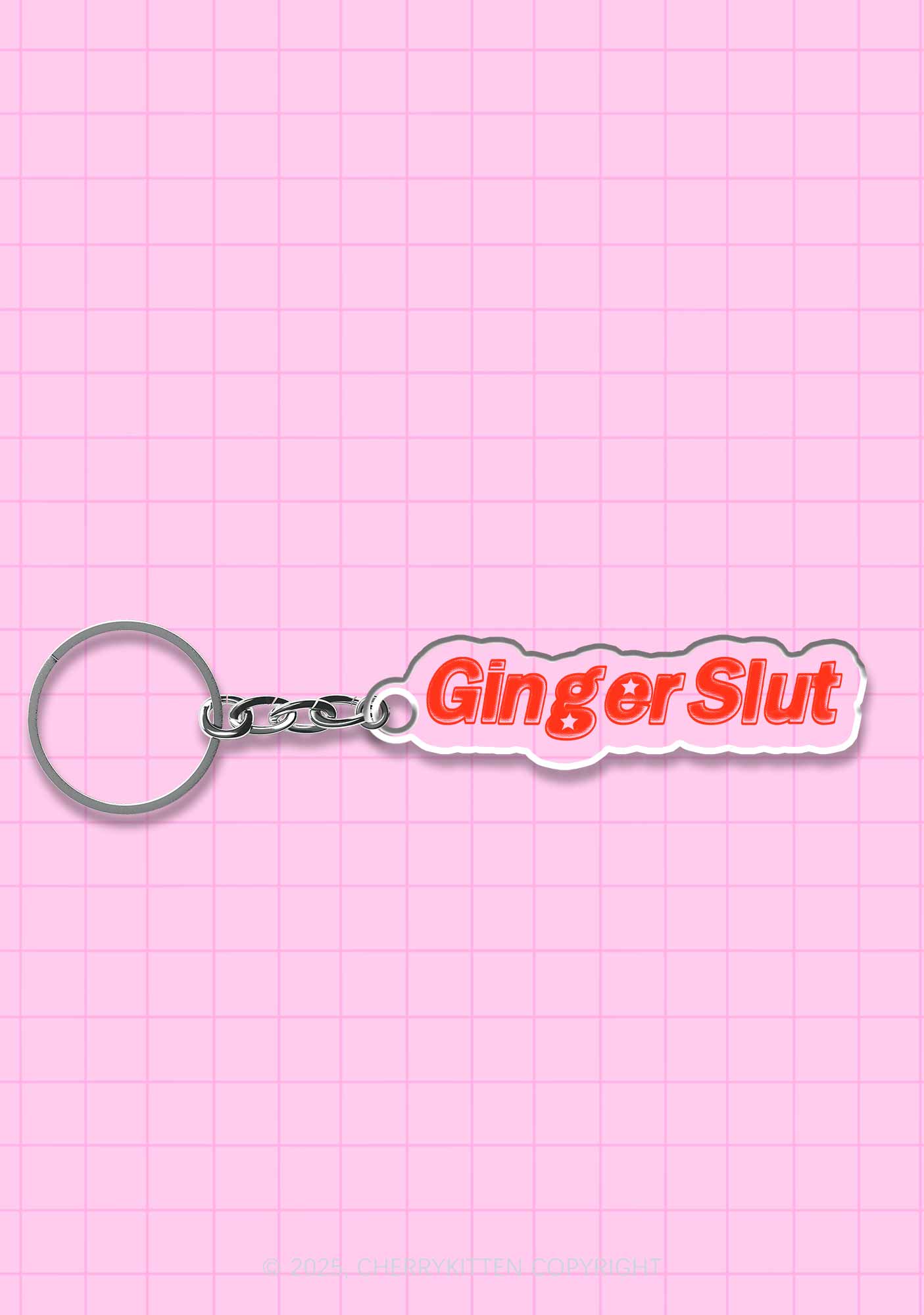Ginger Slxt 1Pc Y2K Keychain Cherrykitten