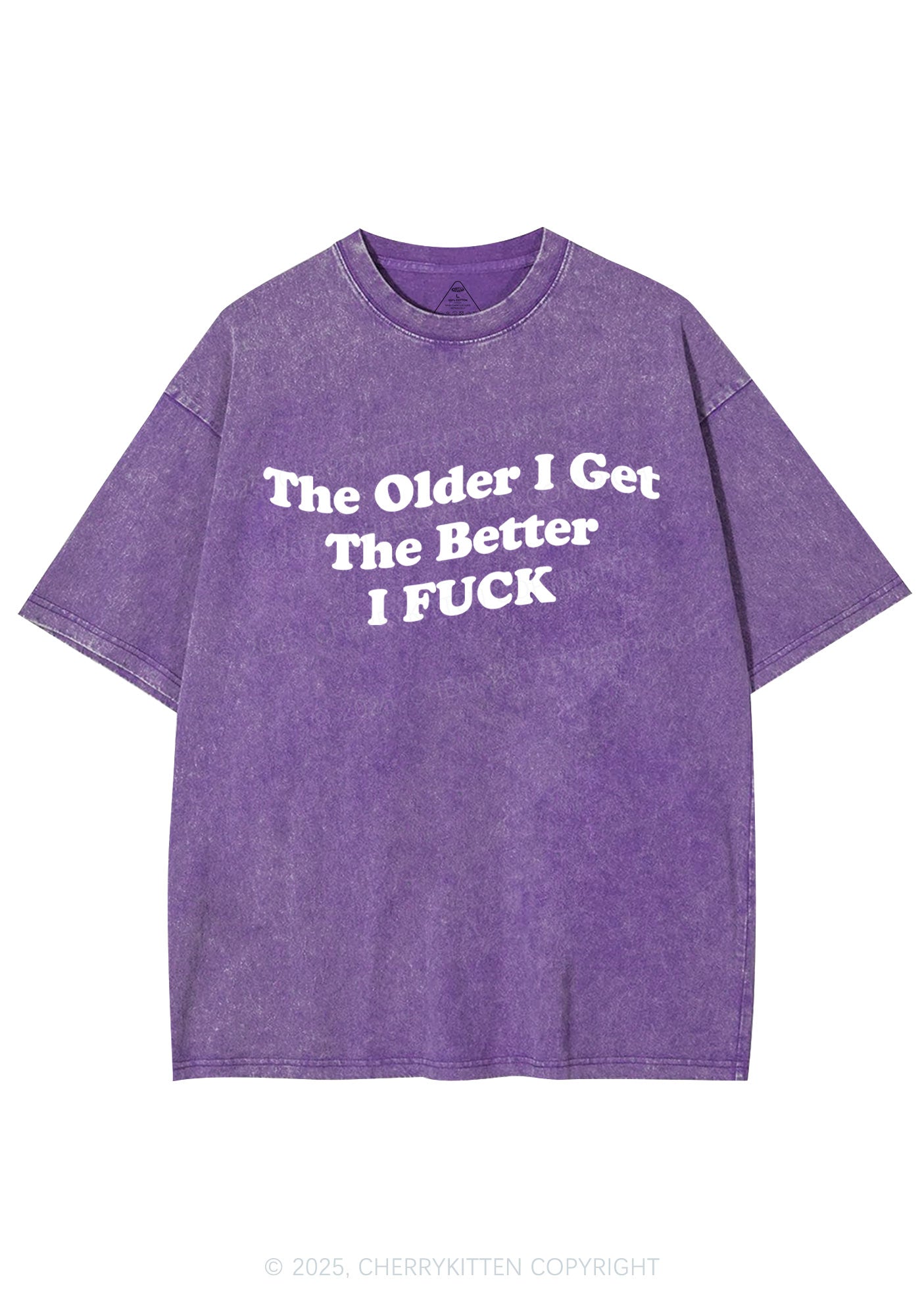 Older Get Better Fxxk Y2K Shirts Washed Tee Cherrykitten