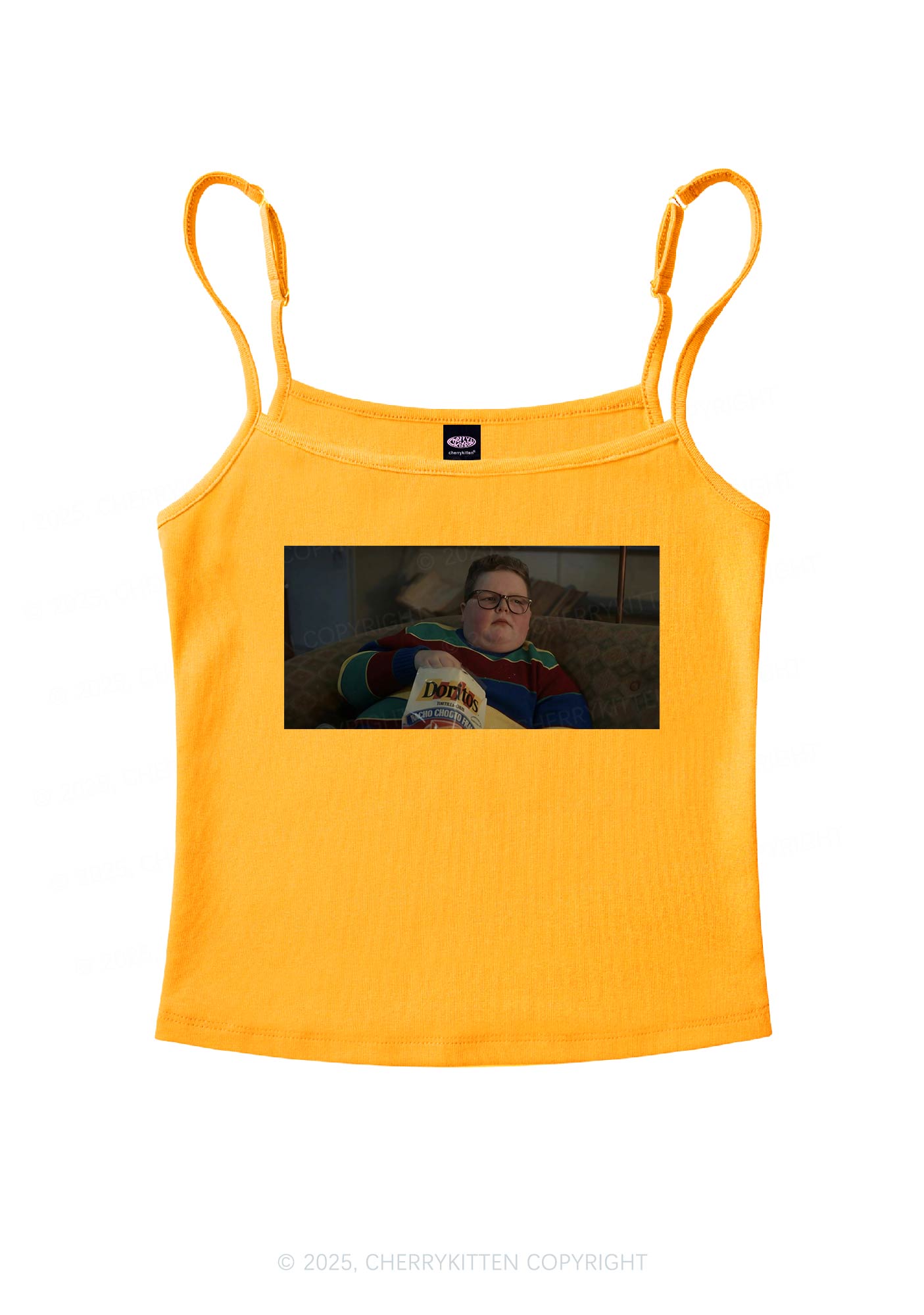 Snack Break Y2K Spaghetti Strap Cami Cherrykitten