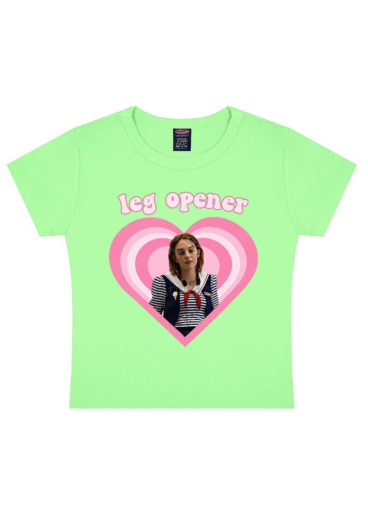 Leg Opener Pride Y2K Baby Tee Cherrykitten