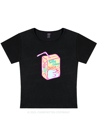 Look Silly Goose Juice Y2K Baby Tee Cherrykitten