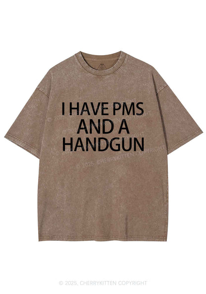 I Have Pms Y2K Shirts Washed Tee Cherrykitten