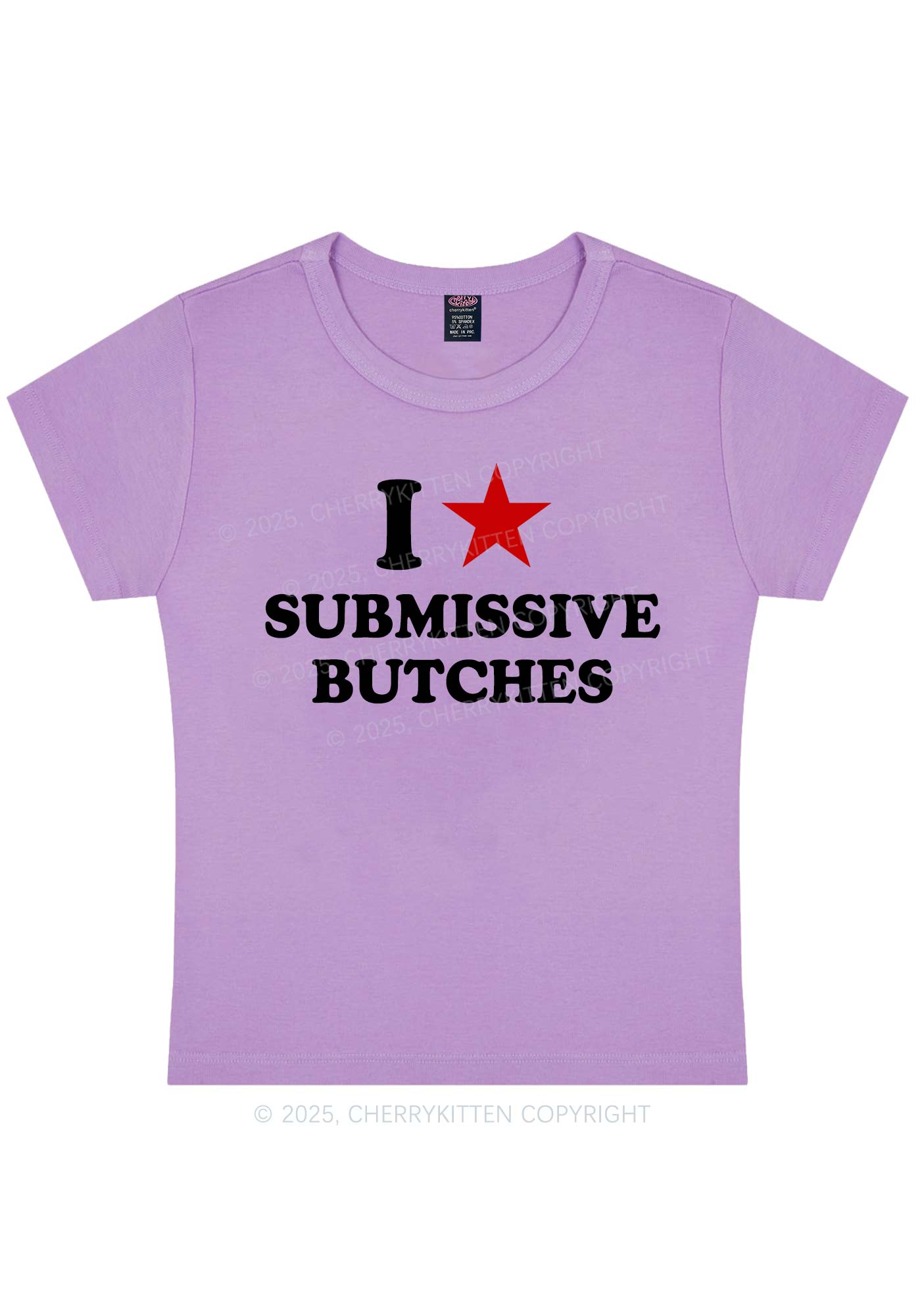 I Love S Butches Y2K Baby Tee Cherrykitten