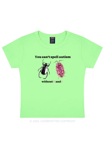 Autism Insect Y2K Baby Tee Cherrykitten