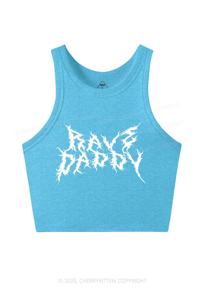 Rave Daddy Y2K Crop Tank Top Cherrykitten