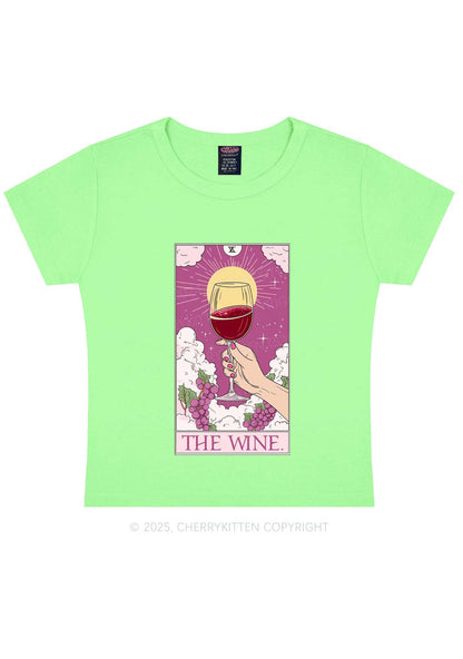 The Wine Y2K Baby Tee Cherrykitten