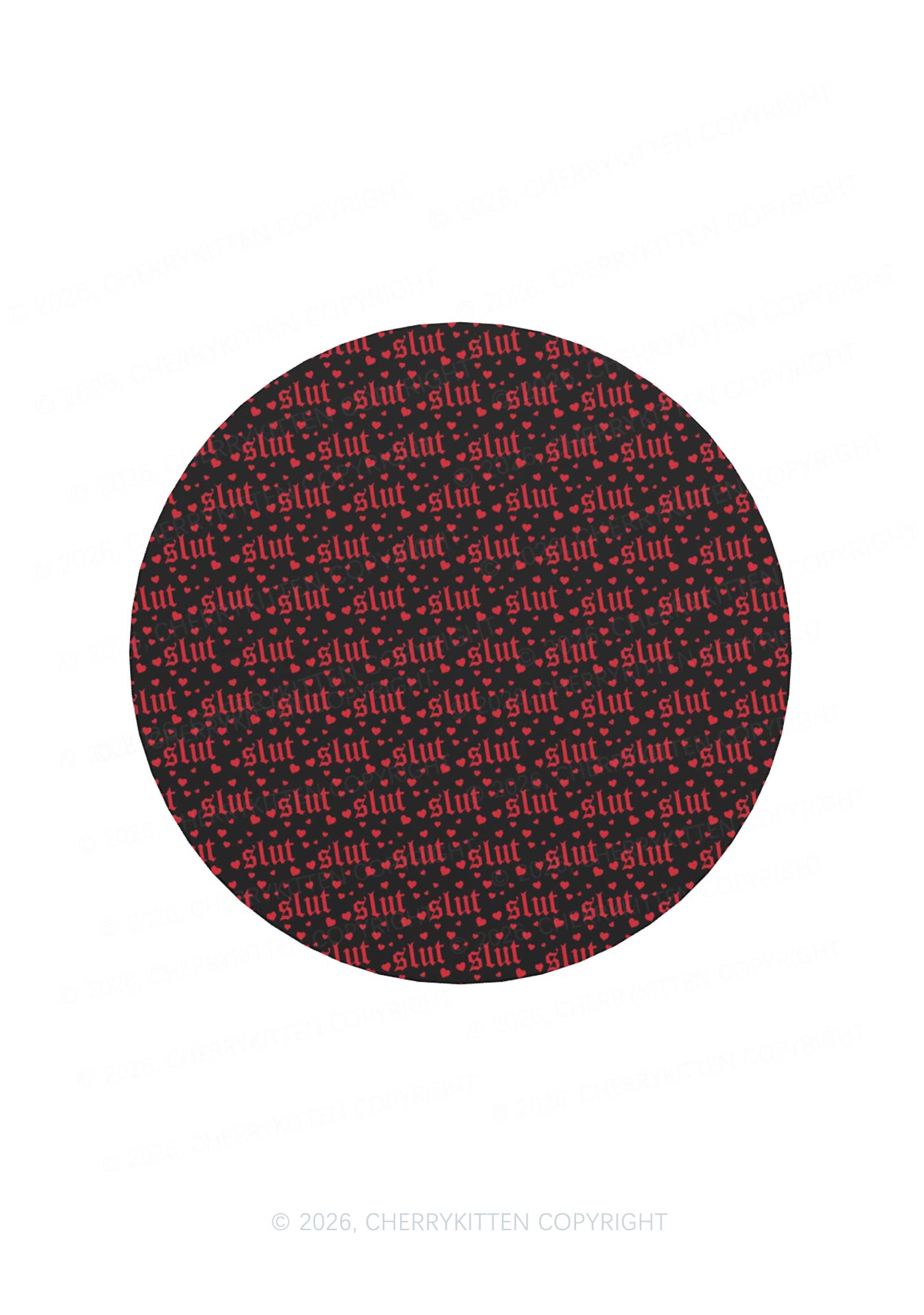 Black Slxt Y2K Soft Magnetic Refrigerator Magnet Cherrykitten