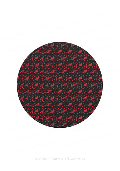 Black Slxt Y2K Soft Magnetic Refrigerator Magnet Cherrykitten