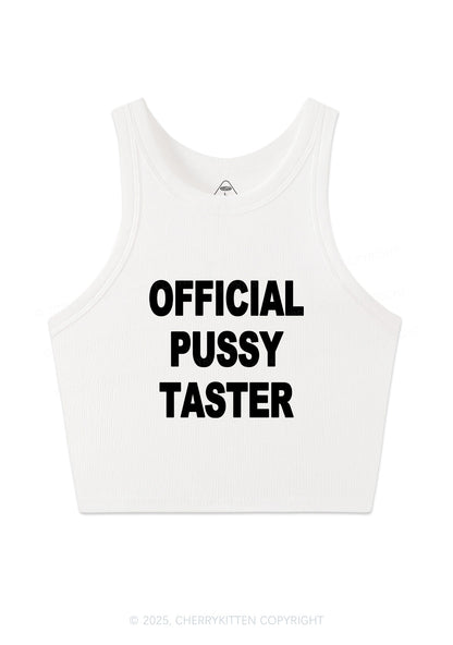Official Puxxy Taster Y2K Crop Tank Top Cherrykitten