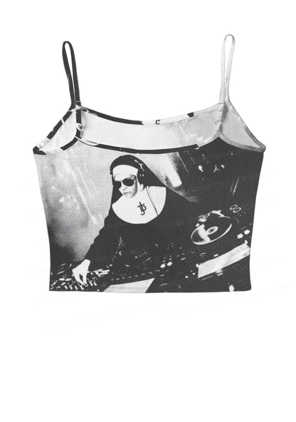 DJ Nun Y2K Mesh Cami Tank Cherrykitten