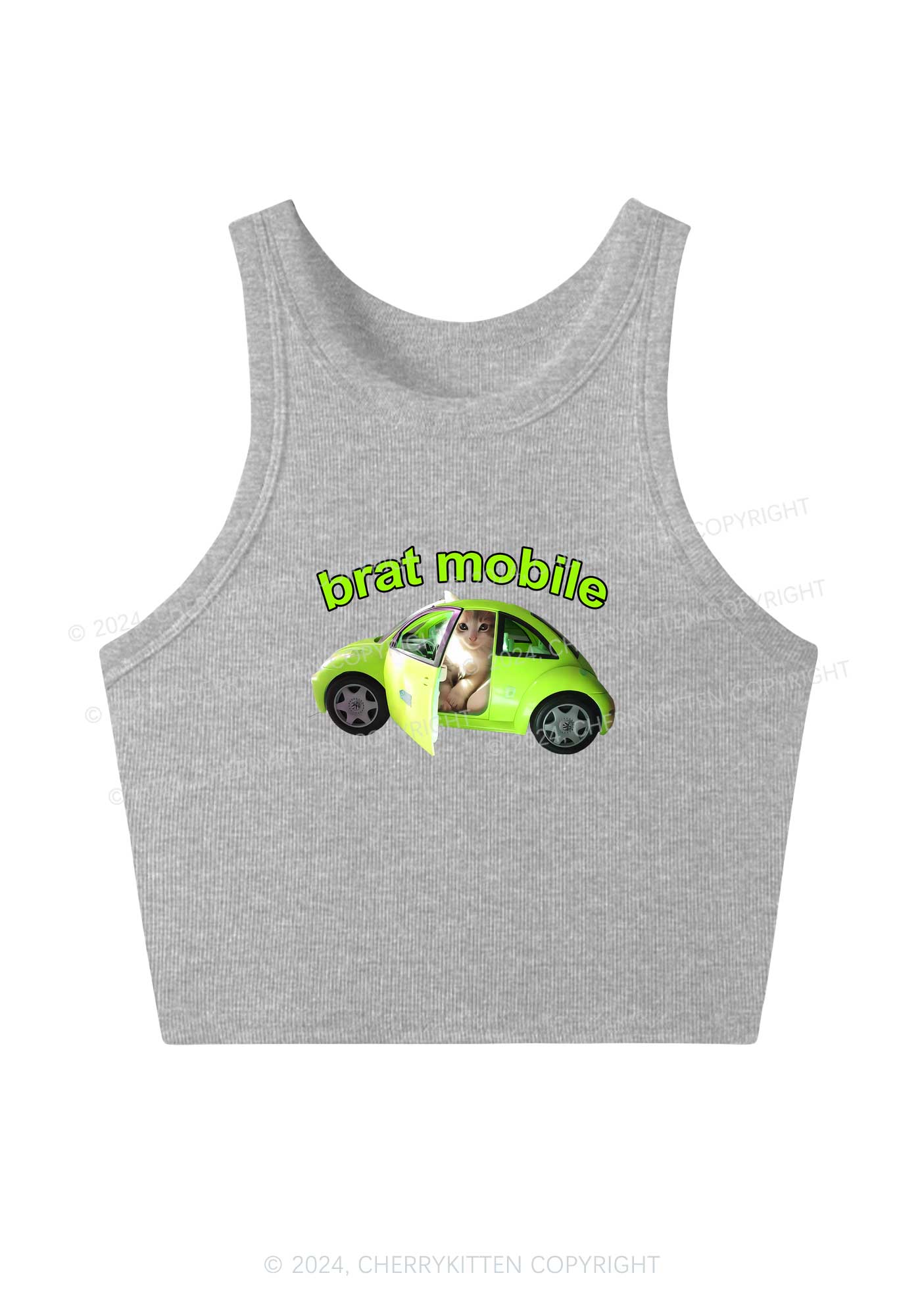 Brat Mobile Y2K Crop Tank Top Cherrykitten