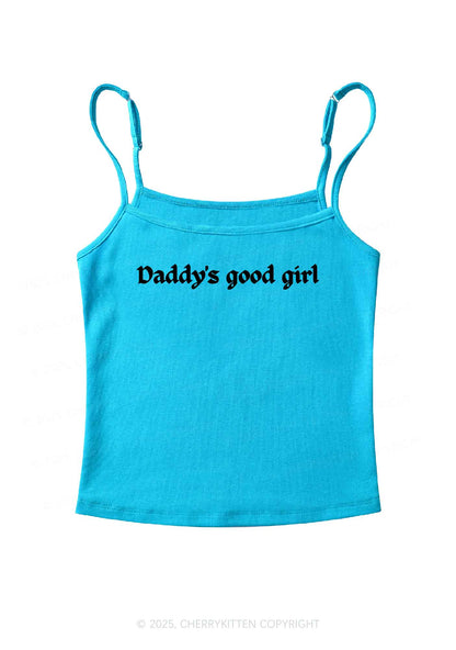 Daddys Good Girl Y2K Spaghetti Strap Cami Cherrykitten