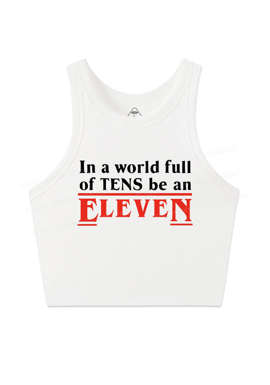 Be An Eleven Y2K Crop Tank Top Cherrykitten