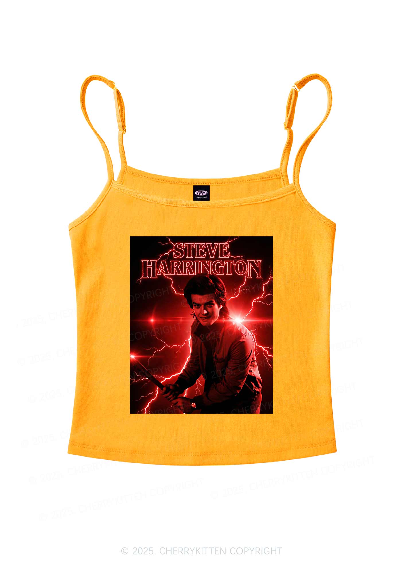 SH Red Lightning Y2K Spaghetti Strap Cami Cherrykitten