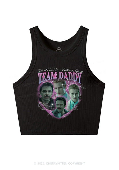 Team Daddy Y2K Crop Tank Top Cherrykitten
