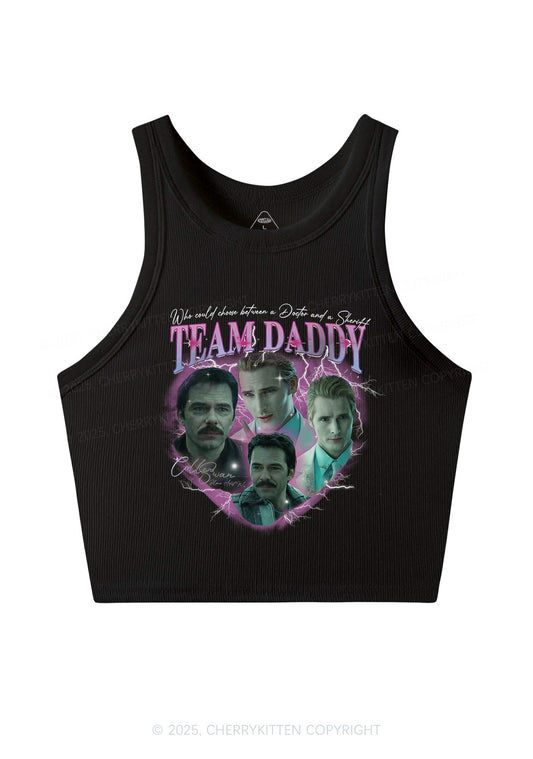 Team Daddy Y2K Crop Tank Top Cherrykitten