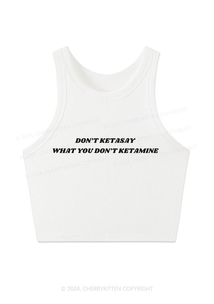 Don't Ketasay Y2K Crop Tank Top Cherrykitten
