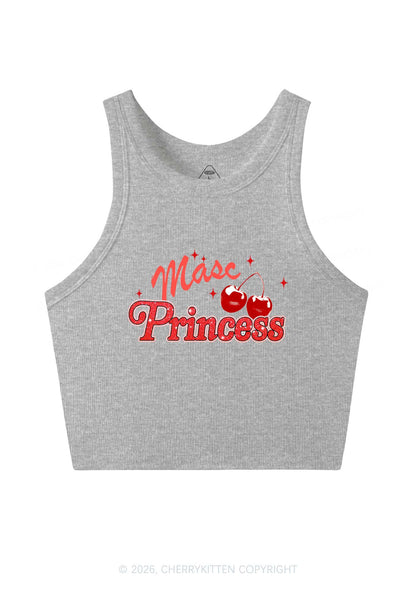Masc Princess Cherry Pride Y2K Crop Tank Top Cherrykitten