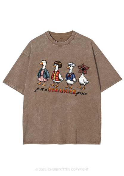 Just A Stranger Goose Y2K Shirts Washed Tee Cherrykitten