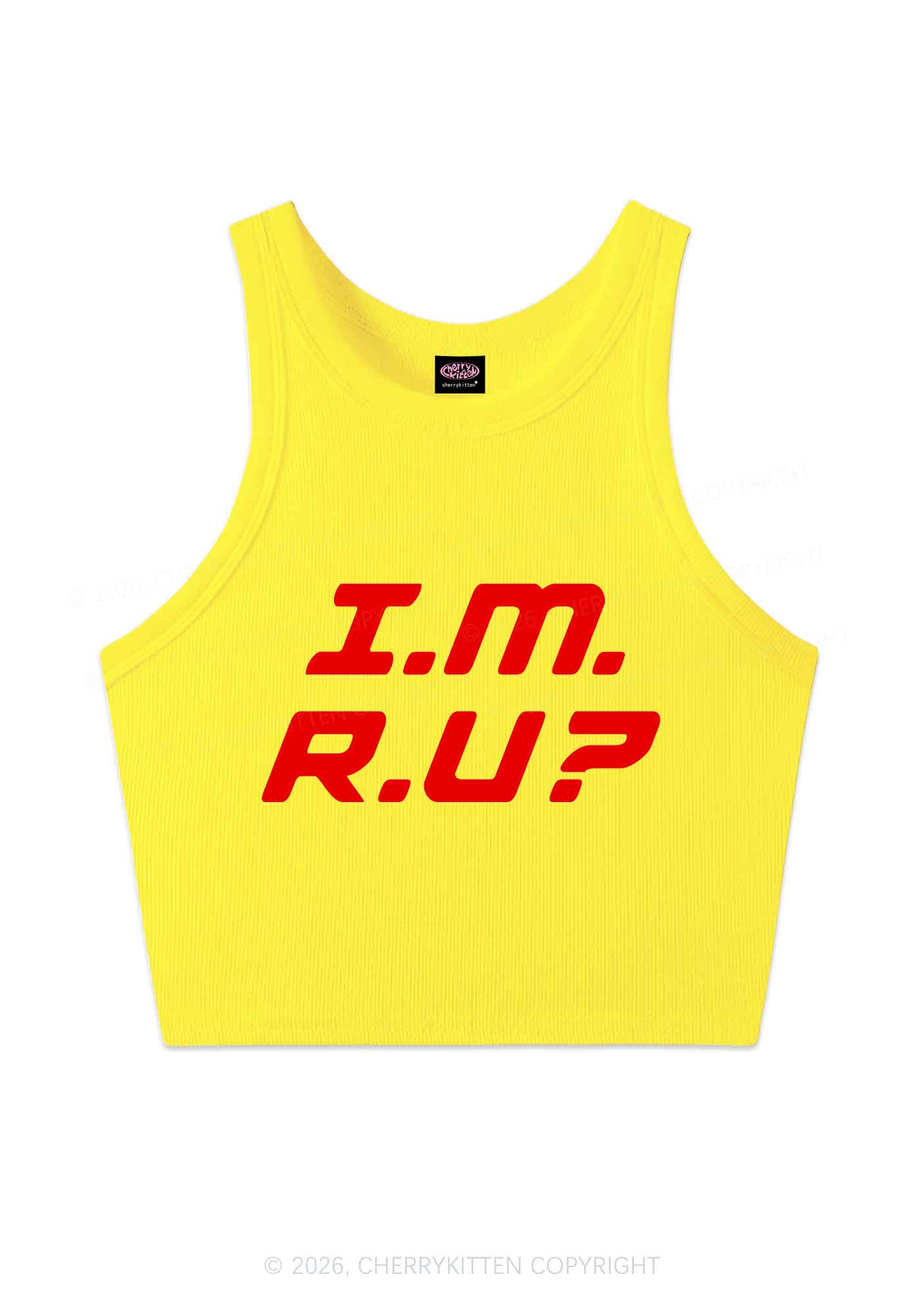 Im Ru Pride Y2K Crop Tank Top Cherrykitten