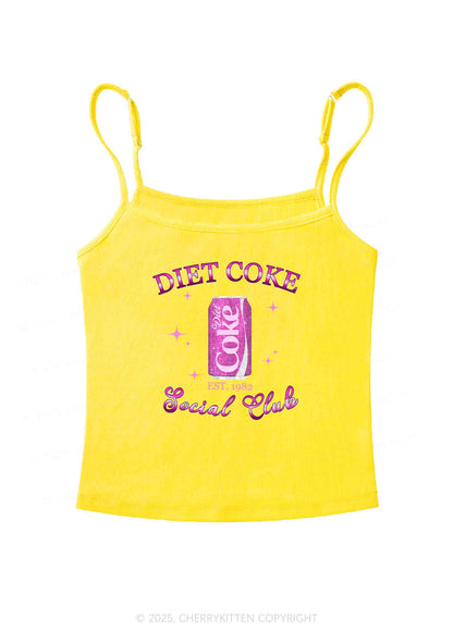 Diet Coke Social Club Y2K Spaghetti Strap Cami Cherrykitten