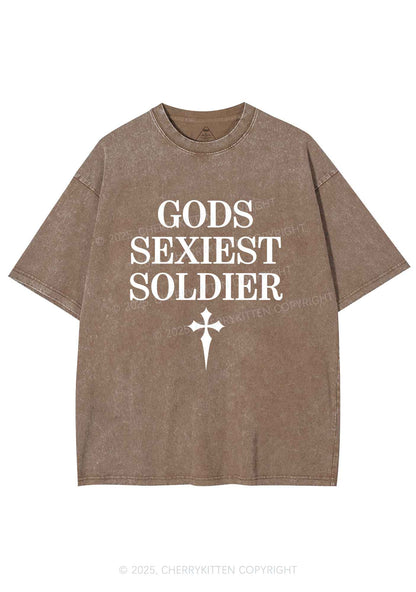 Gods Soldier Y2K Shirts Washed Tee Cherrykitten